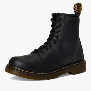 Dr. Martens Kids Black Leather Boots